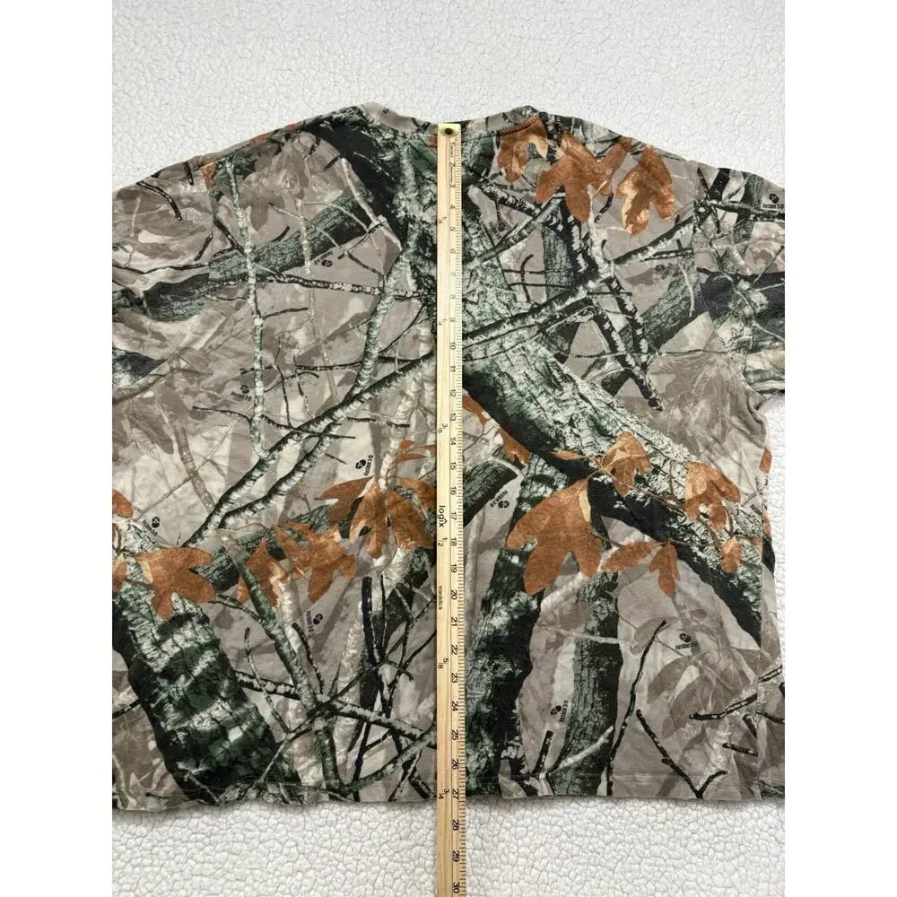 Outfitters Ridge‎ Camo T-shirt Mens 3XL Camouflage Fusion 3D Hunting Long Sleeve